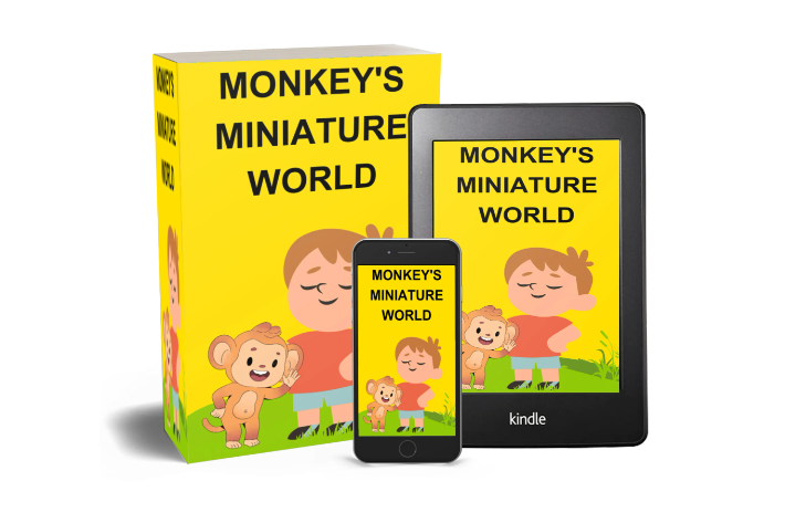 Monkey's Miniature World Coloring Pack