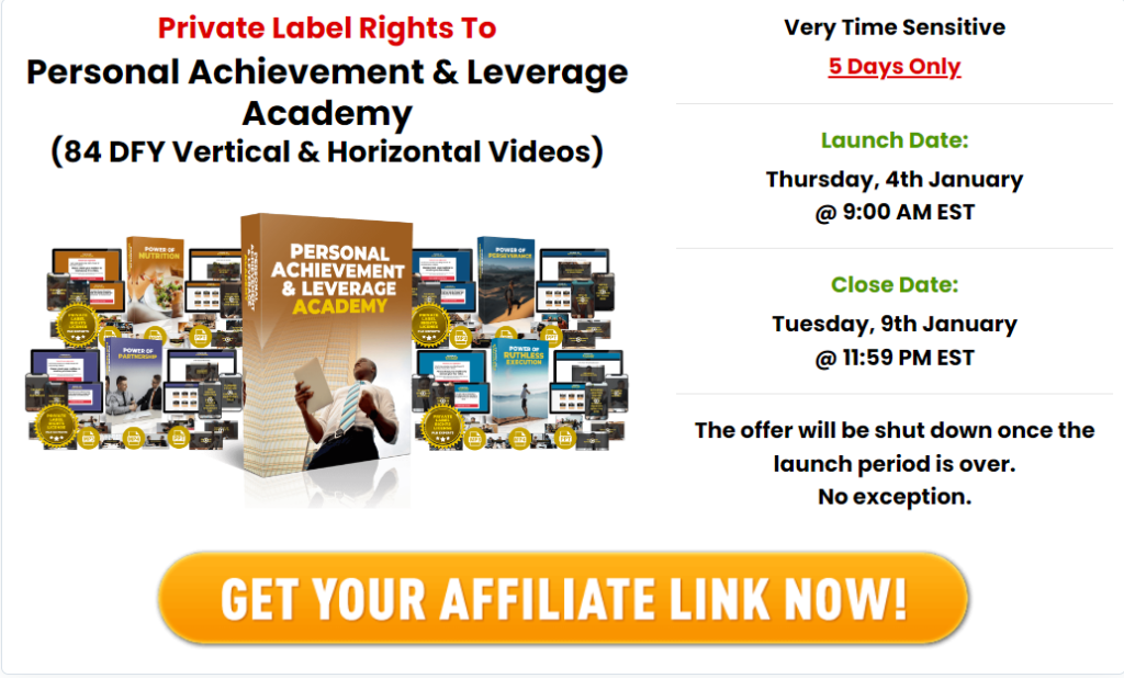 Personal Achievement & Leverage Academy