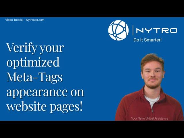 A Step-By-Step Guide on How to Verify That Nytro Seo Tags are on Your Website